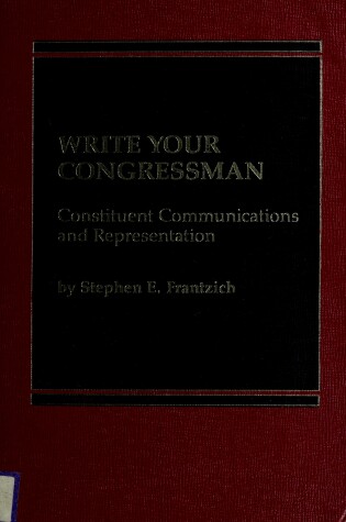 Cover of Write Your Congressman