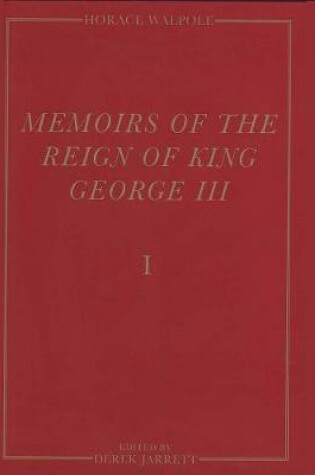 Cover of Memoirs of the Reign of King George III