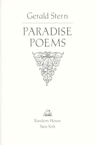 Cover of Paradise Poems