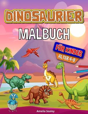 Book cover for Dinosaurier Malbuch für Kinder