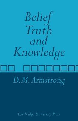 Book cover for Belief, Truth and Knowledge