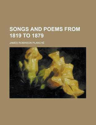 Book cover for Songs and Poems from 1819 to 1879