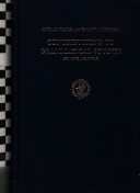 Cover of Contributions to Grammatical Studies