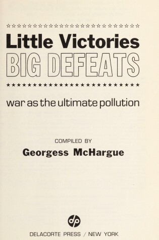 Cover of Little Victories, Big Defeats