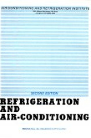 Cover of Refrigeration & Air Conditioning