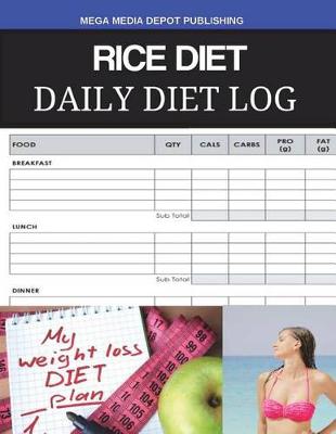 Book cover for Rice Diet Daily Diet Log