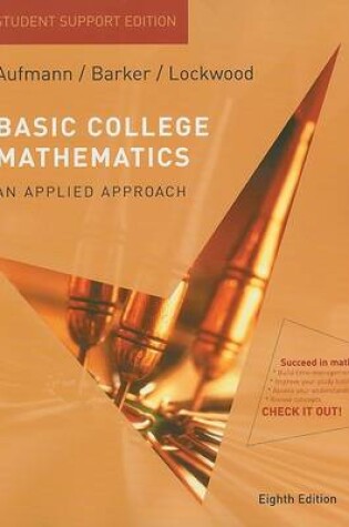 Cover of Basic College Mathematics: Student Support Edition