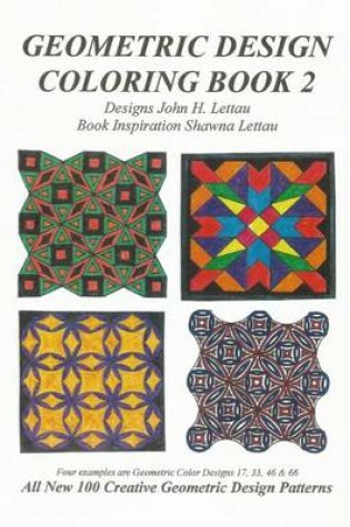 Cover of Geometric Design Coloring Book 2