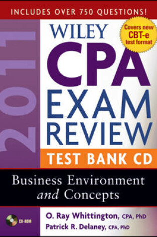 Cover of Wiley CPA Exam Review 2011 Test Bank CD