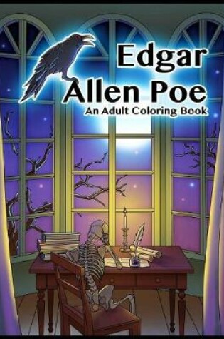 Cover of Edgar Allen Poe - An Adult Coloring Book