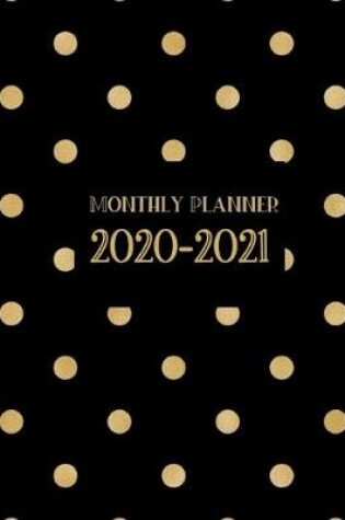 Cover of Monthly Planner 2020-2021