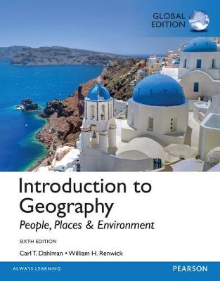 Book cover for Introduction to Geography: People, Places & Environment, MasteringGeo Global Edition