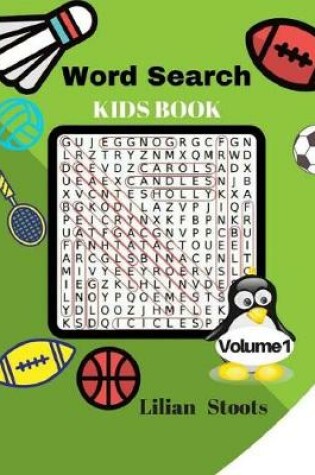 Cover of Word Search Kids Book Large Book Volume 1