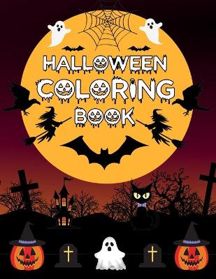 Book cover for Halloween Coloring Book