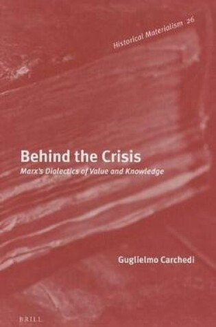 Cover of Behind the Crisis