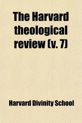 Book cover for The Harvard Theological Review (Volume 7)