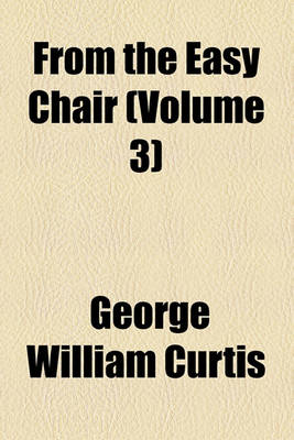 Book cover for From the Easy Chair (Volume 3)