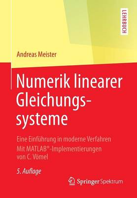 Book cover for Numerik linearer Gleichungssysteme