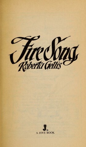 Book cover for Fire Song