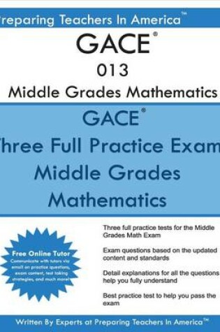 Cover of GACE 013 Middle Grade Mathematics