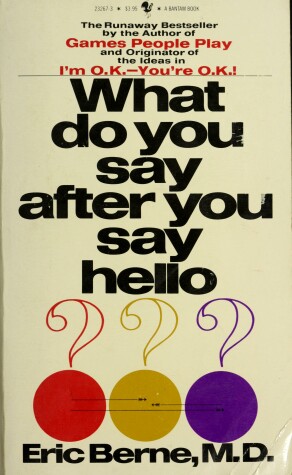 Book cover for What Do You Say After Hello