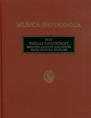 Cover of Thomas Ravenscroft: Rounds, Canons and Songs from Printed Sources