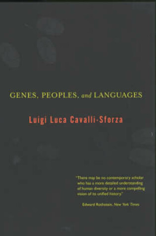 Cover of Genes, Peoples and Languages