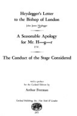 Cover of Conduct Stge Consdrd