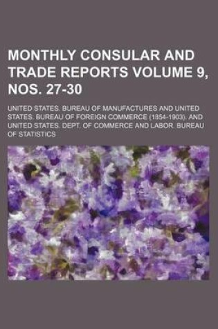 Cover of Monthly Consular and Trade Reports Volume 9, Nos. 27-30