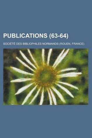 Cover of Publications (63-64)