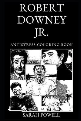 Cover of Robert Downey Jr Antistress Coloring Book