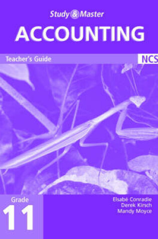 Cover of Study and Master Accounting Grade 11 Teacher's Guide