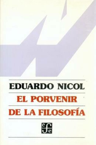 Cover of El Porvenir de La Filosofia