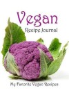 Book cover for Vegan Recipe Journal