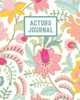 Book cover for Audition Notebook, Prompts & Blank Lined Notes To Write, Theater Acting Auditions, Gift, Diary Log Book