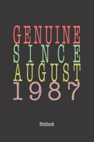 Cover of Genuine Since August 1987