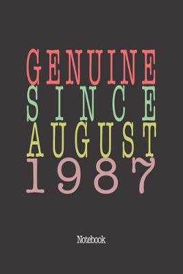 Book cover for Genuine Since August 1987