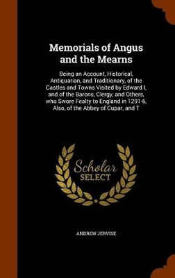 Book cover for Memorials of Angus and the Mearns