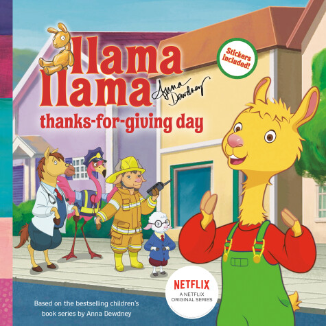 Book cover for Llama Llama Thanks-for-Giving Day