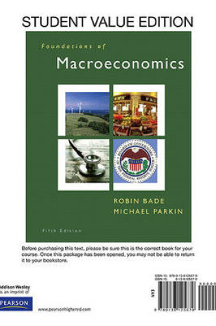 Cover of Foundations of Macroeconomics, Student Value Edition