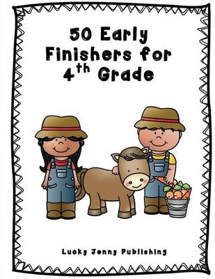 Book cover for 50 Early Finishers for 4th Grade