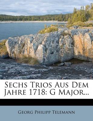 Book cover for Sechs Trios Aus Dem Jahre 1718