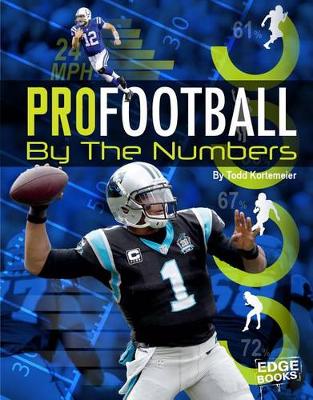 Book cover for Pro Sports by the Numbers Pro Football by the Numbers