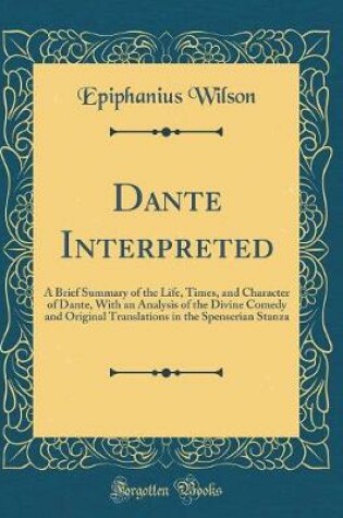 Cover of Dante Interpreted