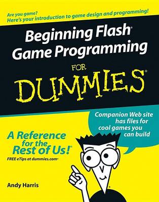 Book cover for Beginning Flash Game Programming For Dummies