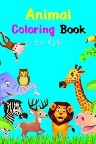 Cover of Animal Coloring Book for kids