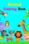 Book cover for Animal Coloring Book for kids