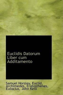 Book cover for Euclidis Datorum Liber Cum Additamento