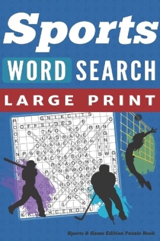 Cover of Word Search Puzzle Book Sports & Games Edition
