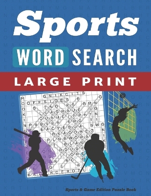 Book cover for Word Search Puzzle Book Sports & Games Edition